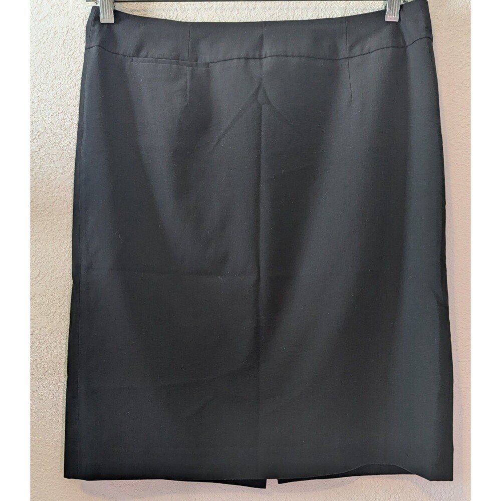Calvin Klein Women's Skirt Size 12 (34x22) Black Zip (878m)